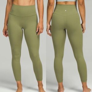 Lululemon Align High-Rise Pant 25" Bronze Green yoga leggings